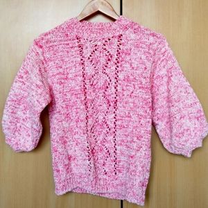 Sézane Rosita Women's Pink Sweater XS NWOT